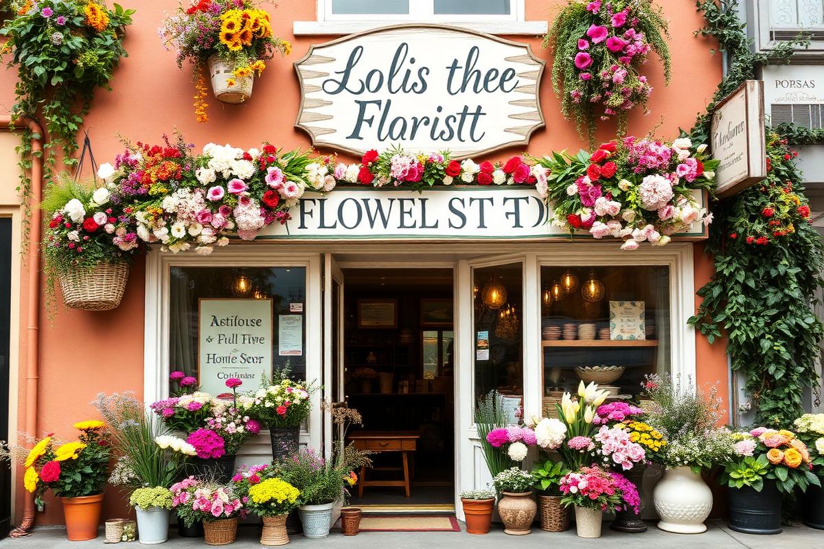 Concept design for a florist